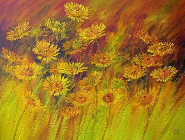The Flower Bloom 15 Painting by Swati Kale | ArtZolo.com