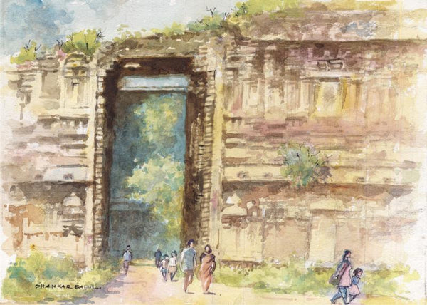 The Grand Entrance Painting by Sankara Babu | ArtZolo.com