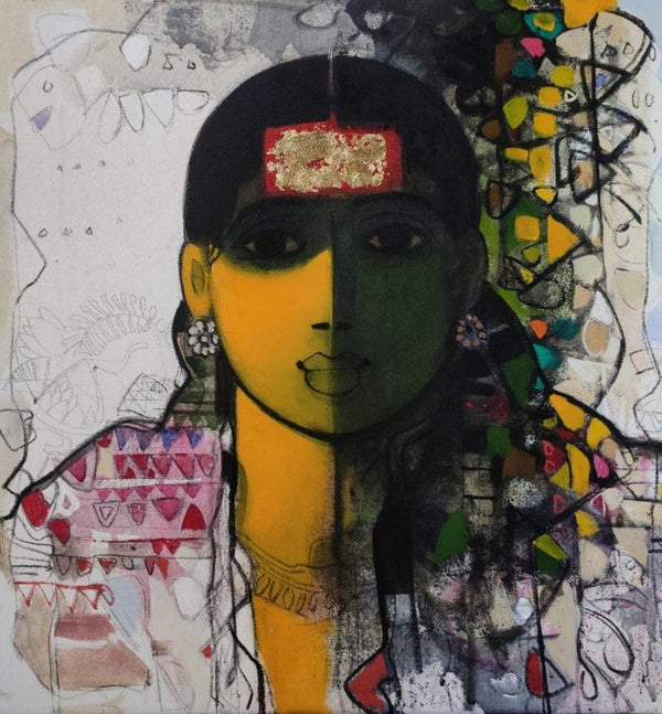 The Indian Woman 4 Painting by Sachin Sagare | ArtZolo.com