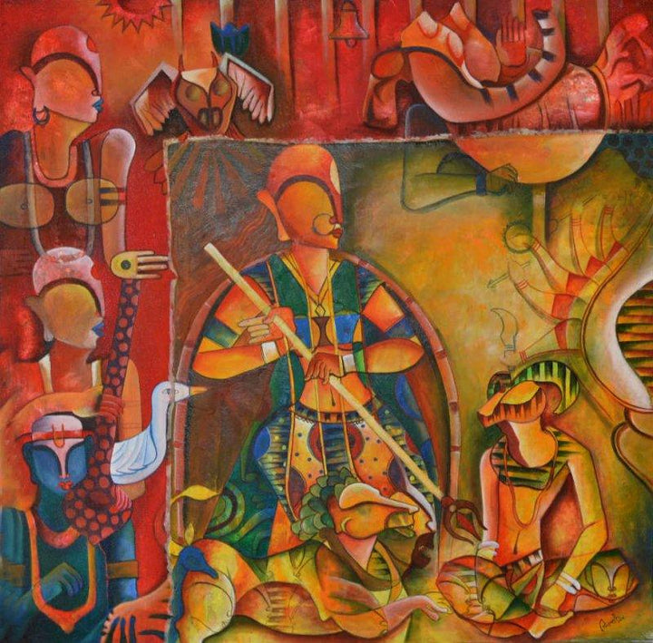 The Invincible 1 Painting by Anupam Pal | ArtZolo.com