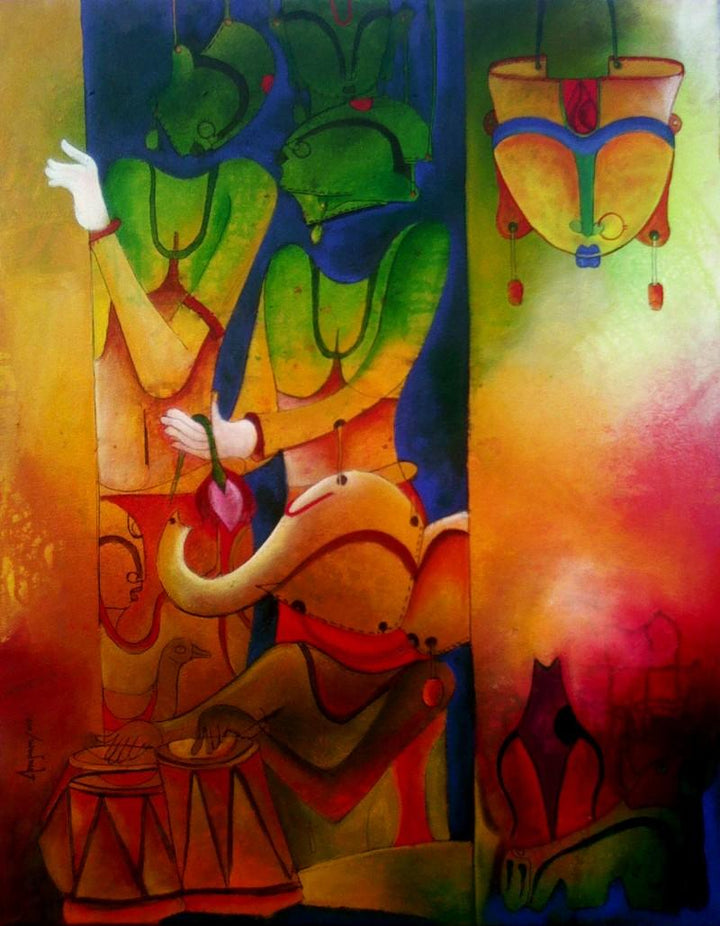 The Invinciblle 3 Painting by Anupam Pal | ArtZolo.com