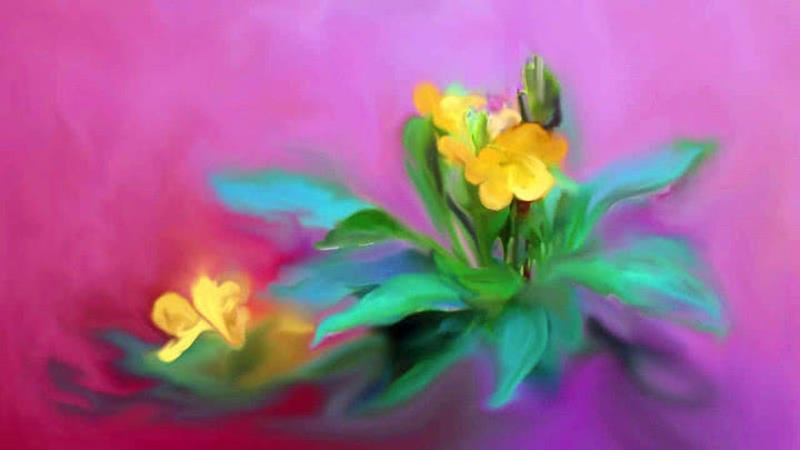 The Kanakaambaram Flower Digital Art by Usha Shantharam | ArtZolo.com