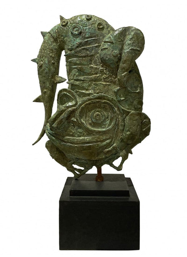 The King Sculpture by Atish Mukherjee | ArtZolo.com