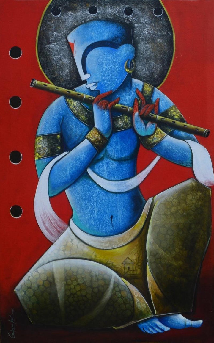 The Mesmerizing Tunes 2 Painting by Anupam Pal | ArtZolo.com