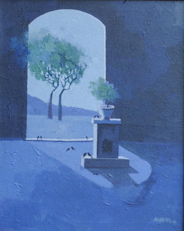 The Morning Painting by Mansing Jadhav | ArtZolo.com