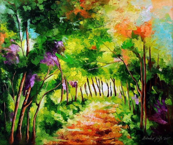 The Path Through Change 3 Painting by Bahadur Singh | ArtZolo.com