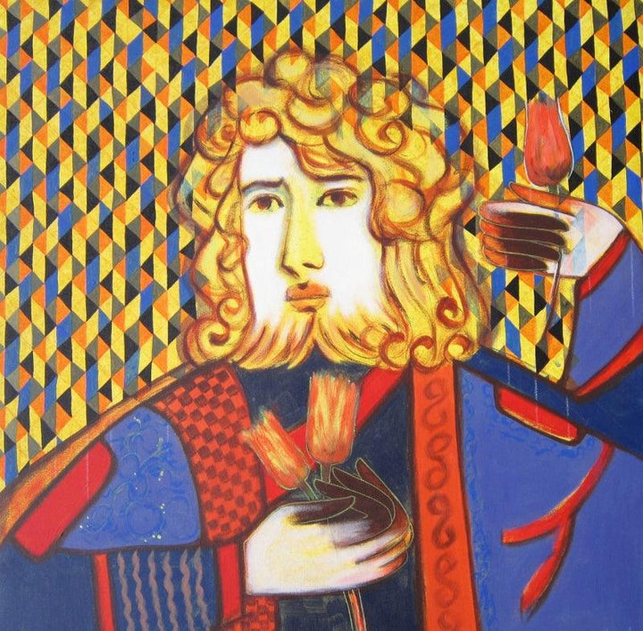 The Prince Painting by Rajesh Choudhari | ArtZolo.com