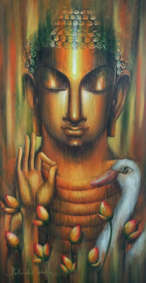 The Pure Soul Painting by Madhumita Bhattacharya | ArtZolo.com
