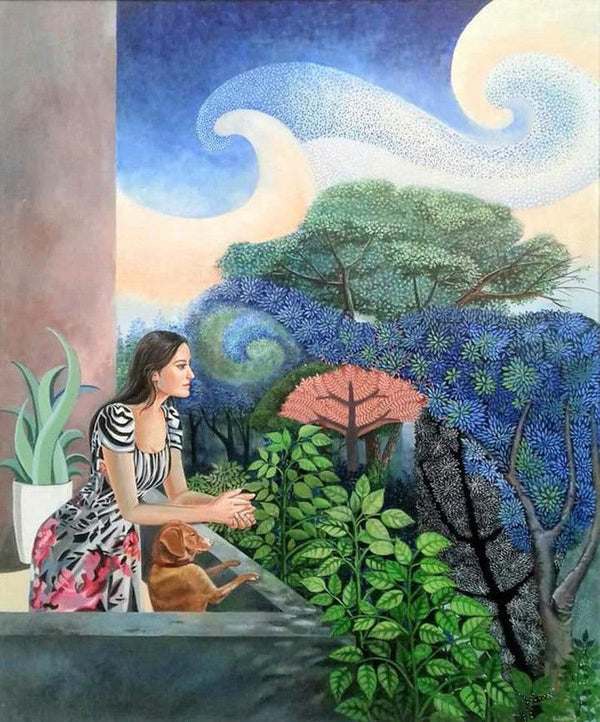 The Relationship Painting by Subhamita Sarkar | ArtZolo.com