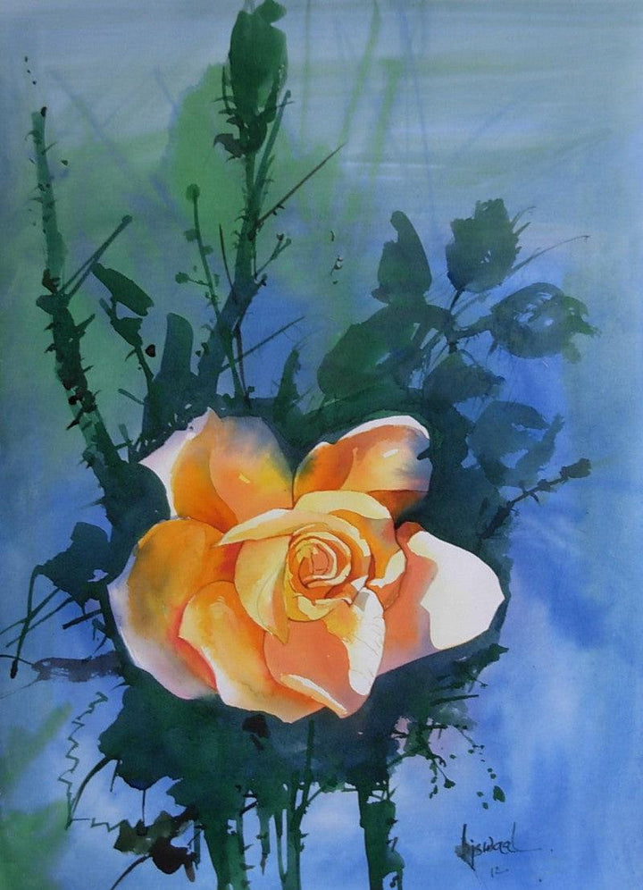 The Rose Painting by Bijay Biswaal | ArtZolo.com