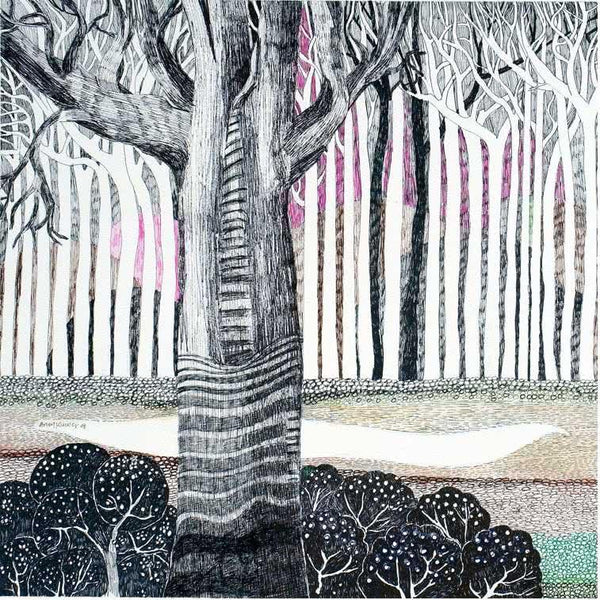 The Tree Painting by Arun K Mishra | ArtZolo.com