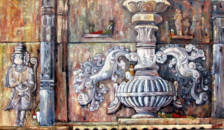The Urn Of Life Painting by Suruchi Jamkar | ArtZolo.com