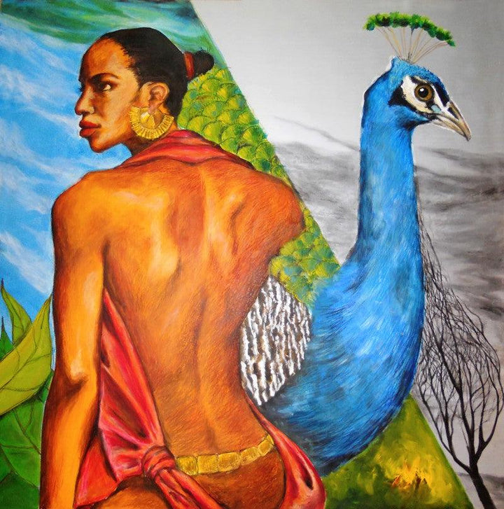The Vain The Glory Painting by Partho Sengupta | ArtZolo.com