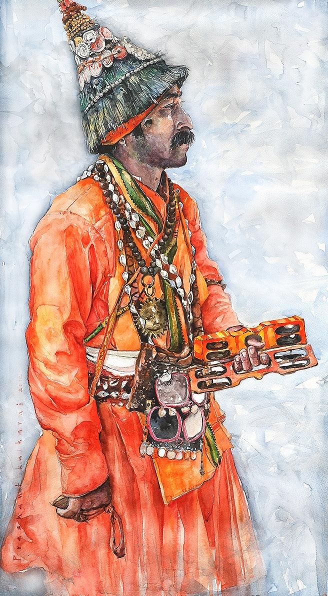 The Vasudev Painting by Prashant Kulkarni | ArtZolo.com
