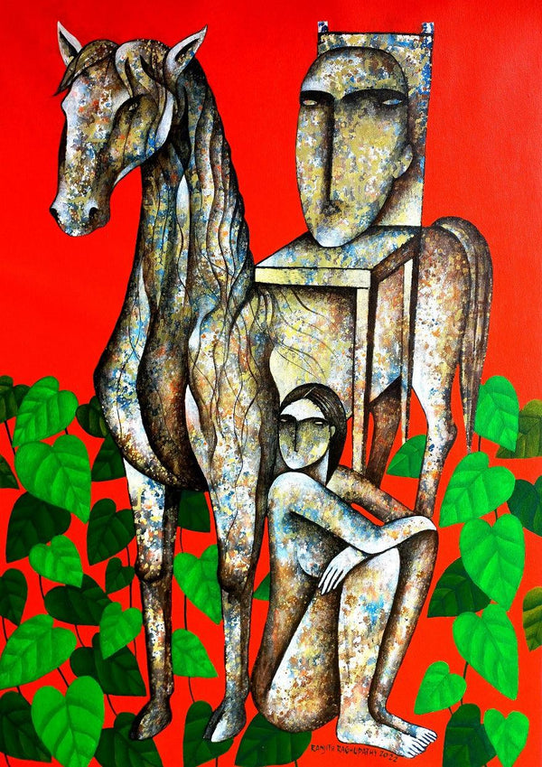 The War With Memoires Painting by Ranjith Raghupathy | ArtZolo.com