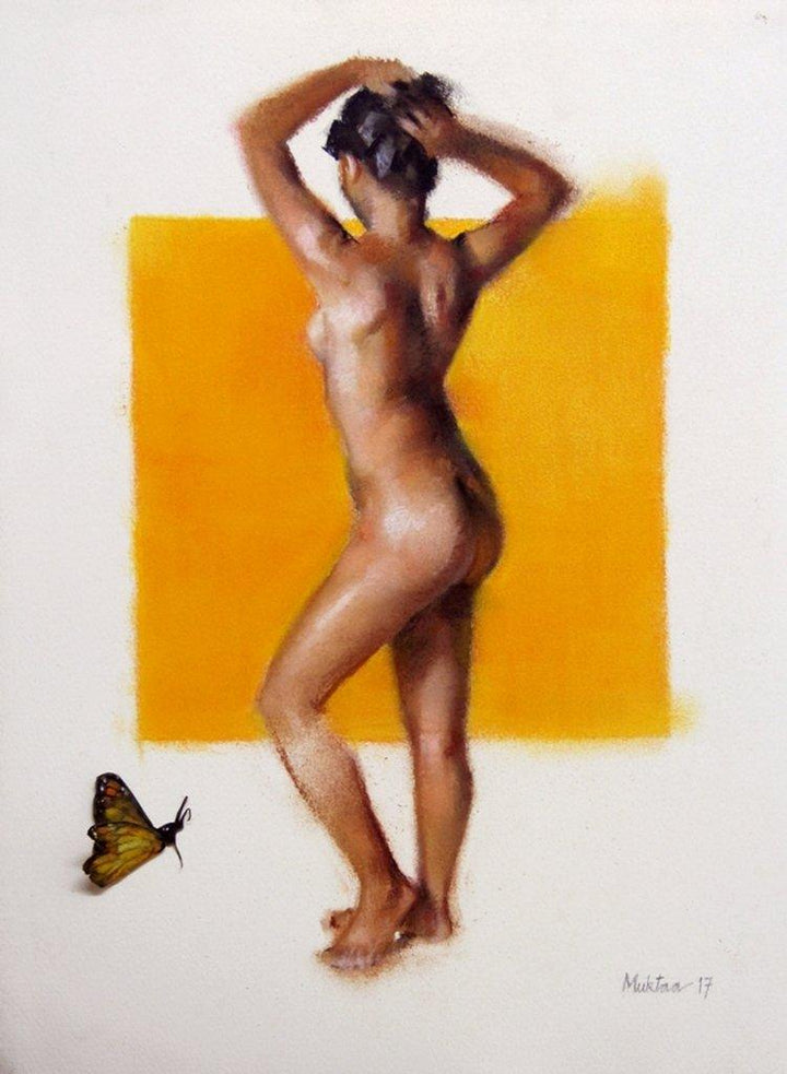 The Yellow One Painting by Mukta Avachat | ArtZolo.com