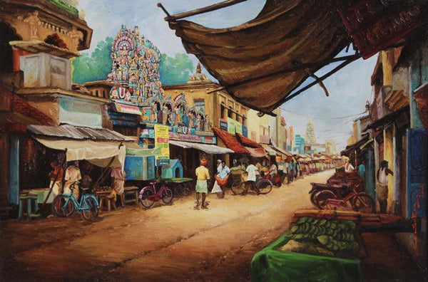 Thirukudanthai 2 Painting by Sriram Chinnadurai | ArtZolo.com