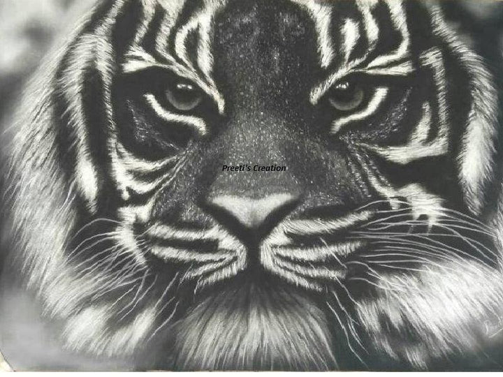 Tiger Painting by Preeti Ghule | ArtZolo.com