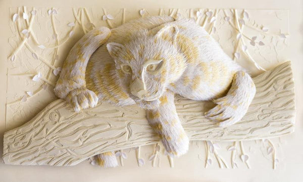 Tiger Sculpture by Sangameshwar Allipuram | ArtZolo.com