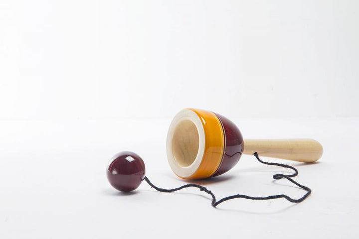 Tikayo Purple Wooden Toy Handicraft by Vijay Pathi | ArtZolo.com