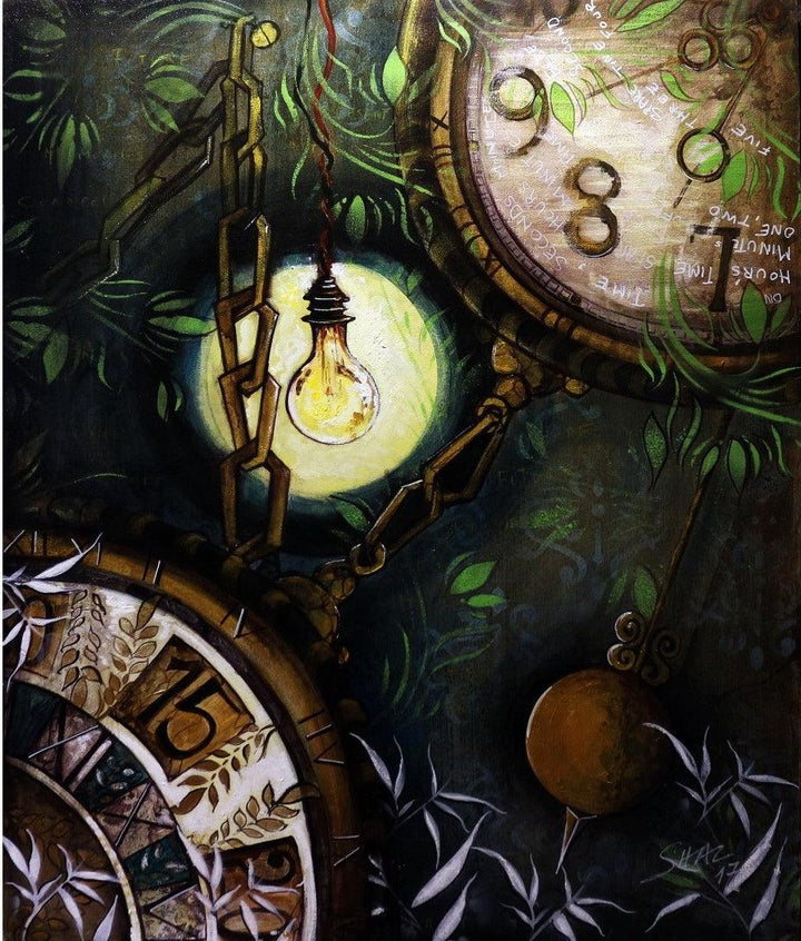 Time Painting by Shaista Momin | ArtZolo.com
