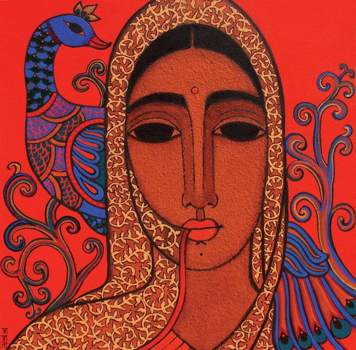Towards Tradition Ii Painting by Mamta Mondkar | ArtZolo.com