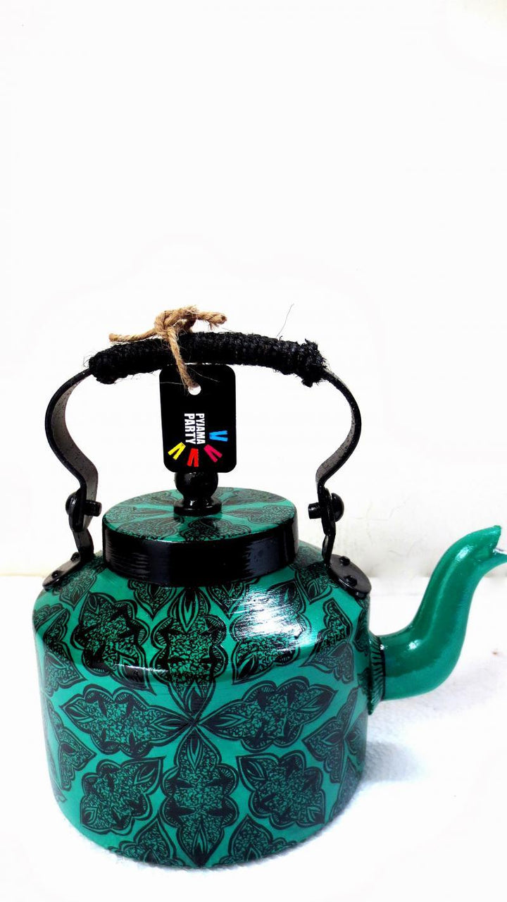 Traditional Arabesque Tea Kettle Handicraft by Rithika Kumar | ArtZolo.com