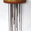 contemporary sculpture titled 'Transformation', 29x11x11 inches, by artist Chintada Eswararao on Iron, Wood, Rust