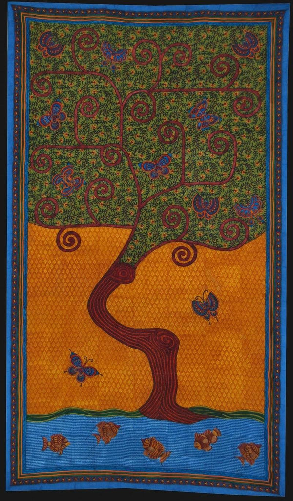 Tree Of Life 1 Printmaking by Jasminder Kaur | ArtZolo.com