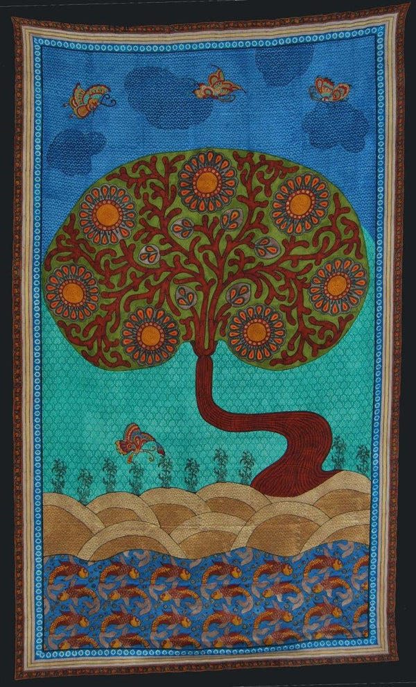 Tree Of Life 2 Printmaking by Jasminder Kaur | ArtZolo.com