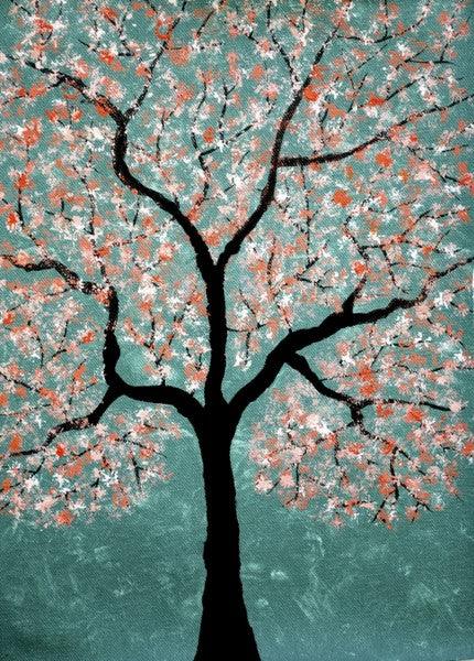 Treescape 1 Painting by Sumit Mehndiratta | ArtZolo.com