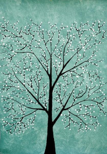 Treescape 5 Painting by Sumit Mehndiratta | ArtZolo.com