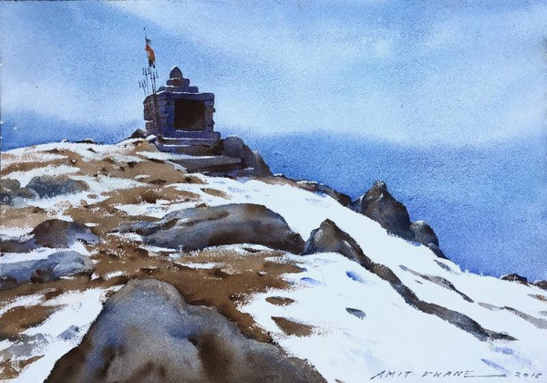 Triund Himachal Pradesh Painting by Amit Dhane | ArtZolo.com