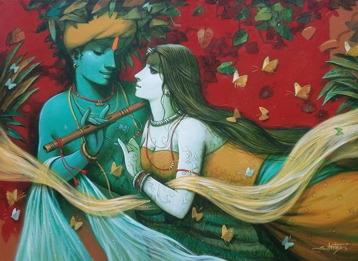 Tune Of Love 1 Painting by Subrata Das | ArtZolo.com