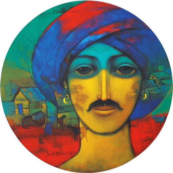 Turban Man Painting by Sachin Akalekar | ArtZolo.com