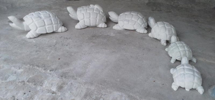 Turtle Family Sculpture by Lallan Singh | ArtZolo.com