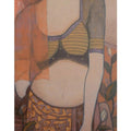 Figurative acrylic painting titled 'UNTITLED', 46x16 inches, by artist Bhakti Lad on Canvas