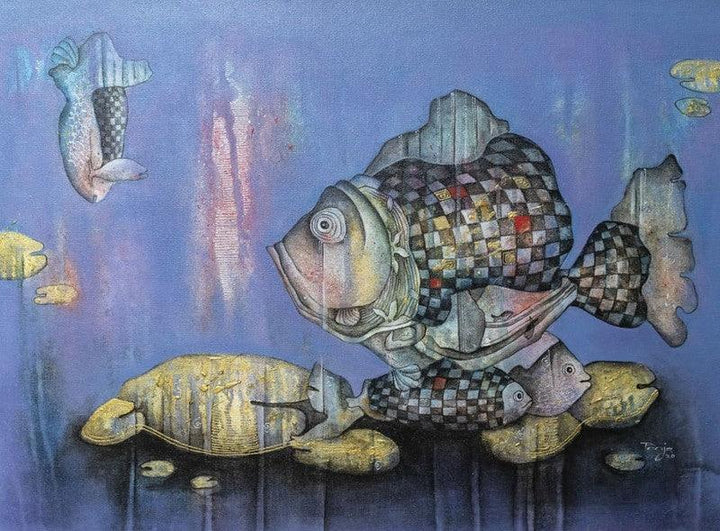 Underwater Painting by Pooja Shelke | ArtZolo.com
