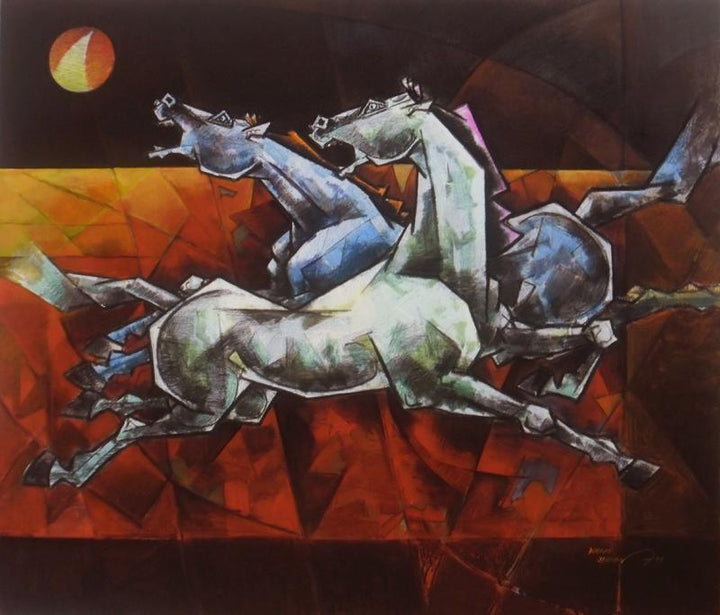 Unity Is The Biggest Leap Forward 2 Painting by Dinkar Jadhav | ArtZolo.com