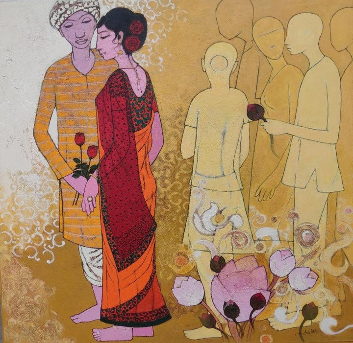 Unknown Known Painting by Rahul Mhetre | ArtZolo.com