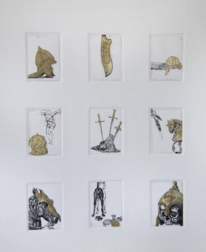 Until Of War Printmaking by Milind Atkale | ArtZolo.com