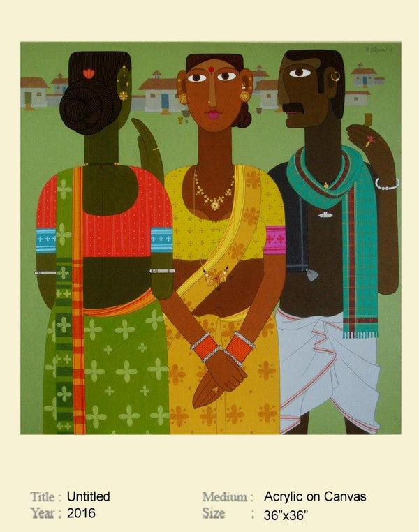 Untitle Painting by Narsimlu Kandi | ArtZolo.com