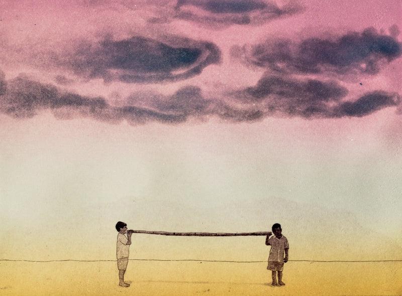 contemporary printmaking titled 'Untitled 1', 10x13 inches, by artist Dushyant Patel on Paper