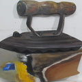 Still-life acrylic painting titled 'Untitled 1', 18x18 inches, by artist Somanth Adamane on MDF Board