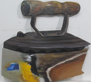 Still-life acrylic painting titled 'Untitled 1', 18x18 inches, by artist Somanth Adamane on MDF Board