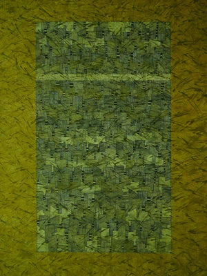 Abstract acrylic painting titled 'Untitled 1', 48x36 inches, by artist Ishwari Manolikar on Canvas