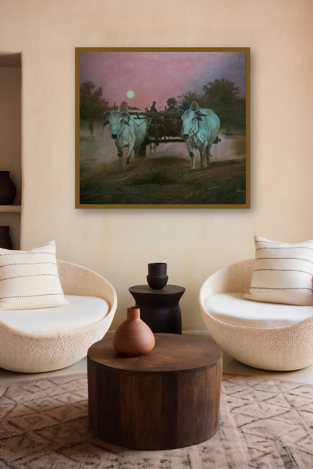 Untitled 1 by artist Lisha N T displayed in a Minimalist gallery