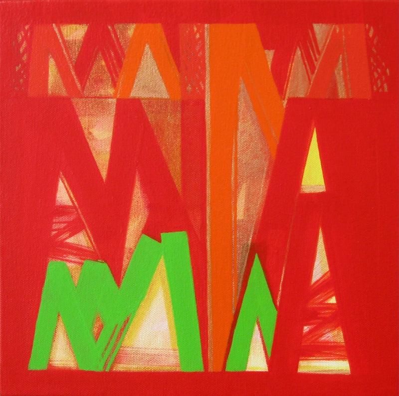 Abstract acrylic painting titled 'Untitled 1', 12x12 inches, by artist Ramesh Anand on Canvas