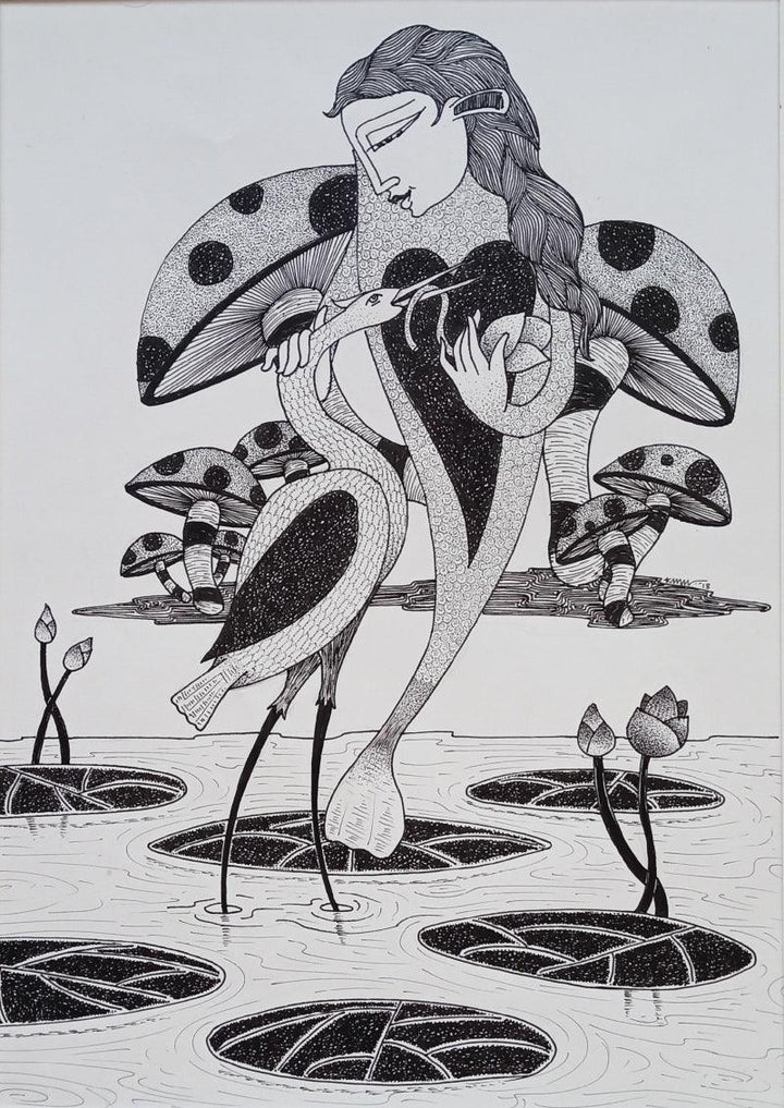 Untitled 1 Drawing by Chandrashekhar Kumavat | ArtZolo.com