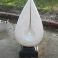 Abstract sculpture titled 'Untitled 1', 24x11x6 inches, by artist Lallan Singh on Marble